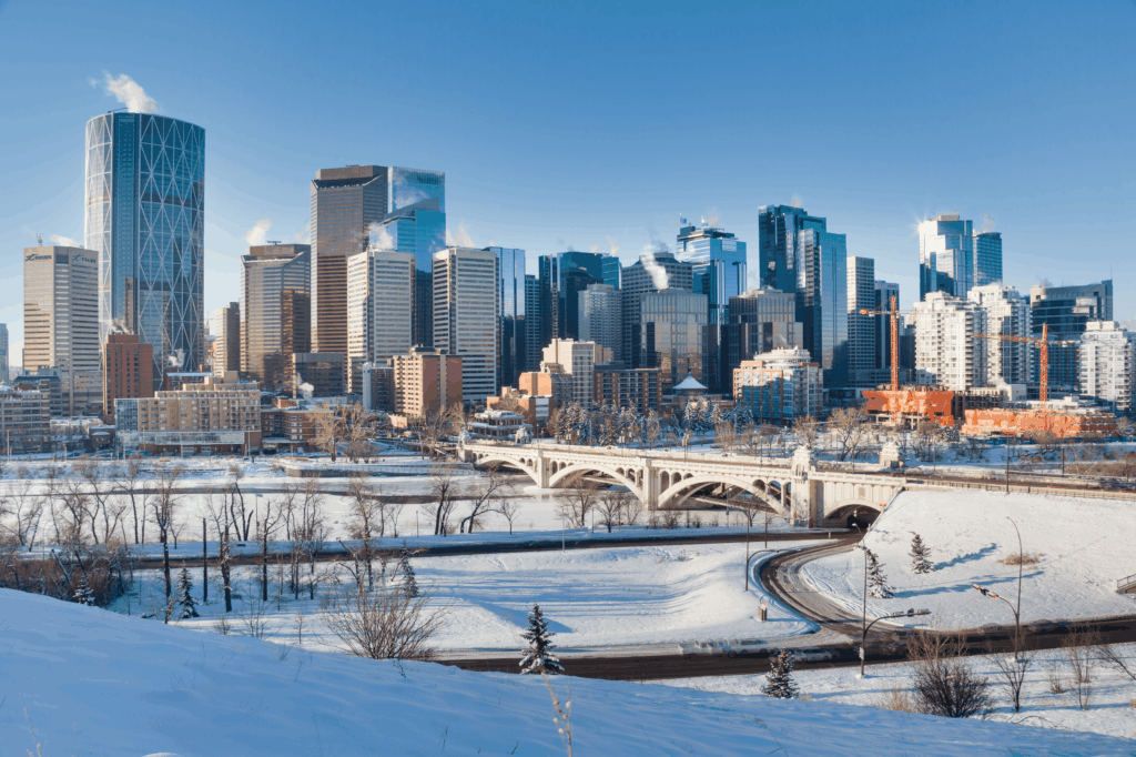 Winter moving in Calgary